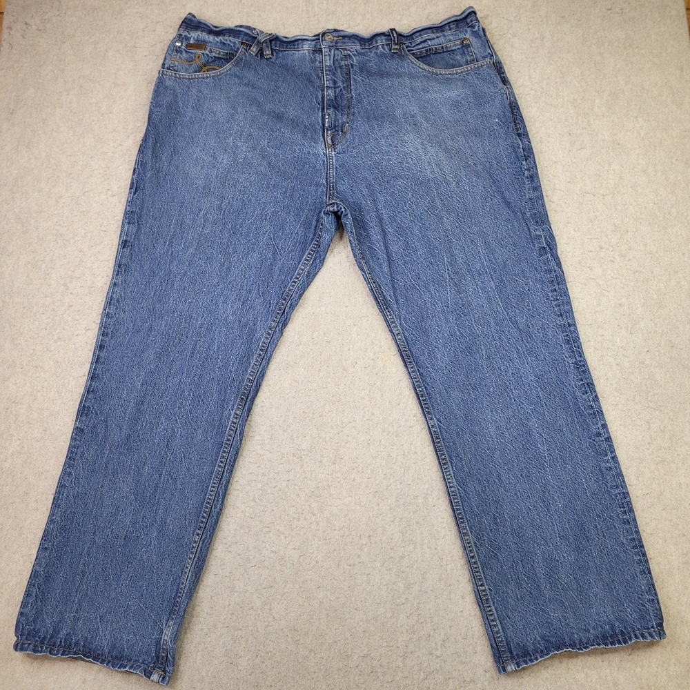 Vintage LRG Jeans Mens 44x30‎ (Fits 42x30) Blue Medium Wash Baggy Y2K